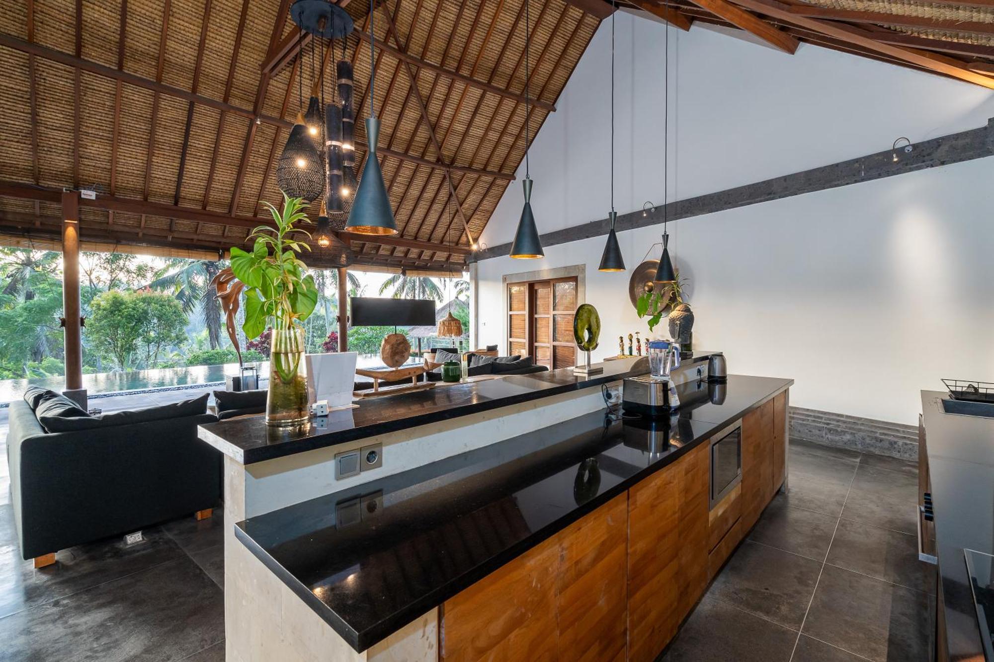Villa Themma Jungle - Sumptuous 3Br Luxury Villa With Majestic Jungle View North Of Ubud Exterior photo